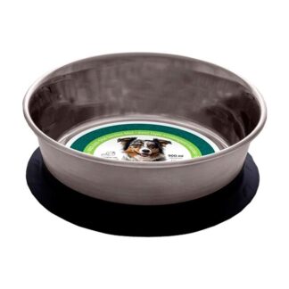 Cuenco Cazuela Acero Inoxidable 900 ml c/Antideslizante DogIt (98506)