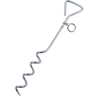 Estaca Espiral Perros Hasta 22,7 kg - Jardin Playa Camping (MILX3459998)