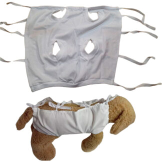 Bata Post Quirurgica para Mascotas Talle 9 - Recuperacion Cirugia Perro Gato (LU10-9)