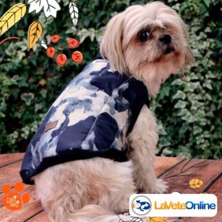 Campera Impermeable Talle 0 - Línea Cardiff (Matelassé Premium) 🌧️🐾 Termica Rompe viento