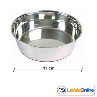 Comedero Cazuela Inoxidable 1 litro  Ã†Å¸ 17 cm - Trixie (T25072)