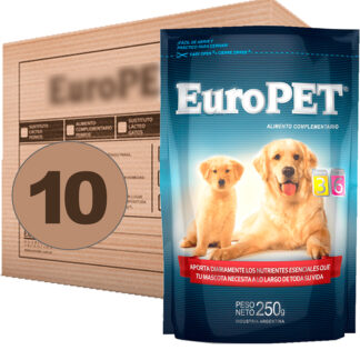 Europet Suplemento vitaminico para Perros Pack x 10 Alimento Complementario (m10mEUACP) - View 360