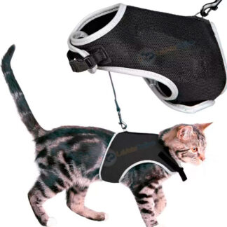 Kit Pretal Arnes y Correa Gatos Ajustable Premium - (T41896)