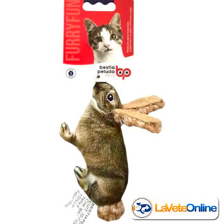 Conejo Estrujado 12cm (TBP1176) - Juguete Peluche Gato