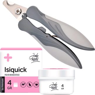 Kit Corta Uñas + Polvo Cauterizante 4g Isiquick (KITCORTAISI)