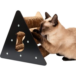 Rascador De Carton Piramide Triple Uso 360° C/catnip (BG041)