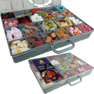 Maletin Gigante Gomitas Chocolates Alfajores Caramelos Confitados Regalo Premium