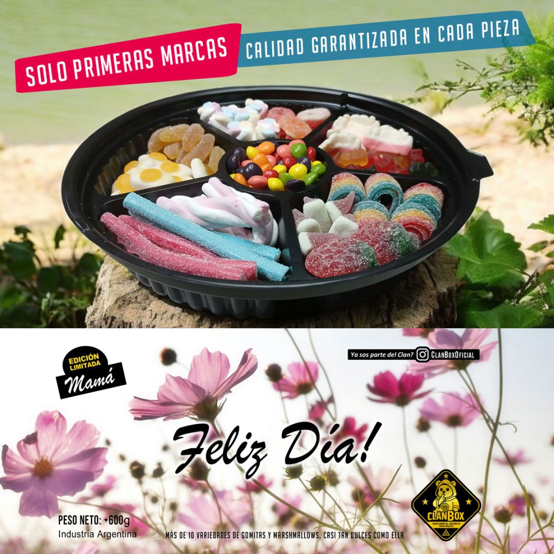 Regalo Dia Madre Picada Gomitas Dulces Edición Especial - Feliz Día (Flores) - Image 3