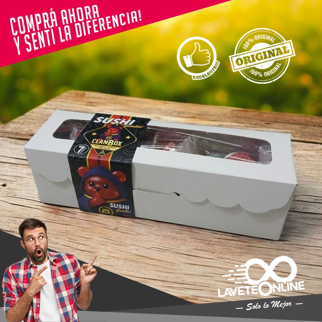 Estuche Sushi Box Gomitas Golosinas Regalo Original Premium - 7 Piezas - Imagen 9