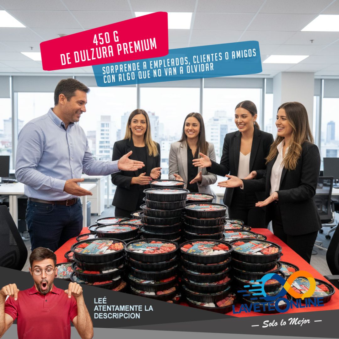 Bandeja Dulce Navidad Personalizada Con Logo Tu Regalo Empresarial - Alternativa Caja Navideña - Motivo: Felicidades - Imagen 6