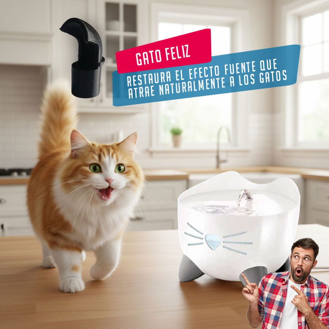 Pico Piquito Boquilla Repuesto Alternativo para Fuente Bebedero Catit Pixi - Negro - Image 5