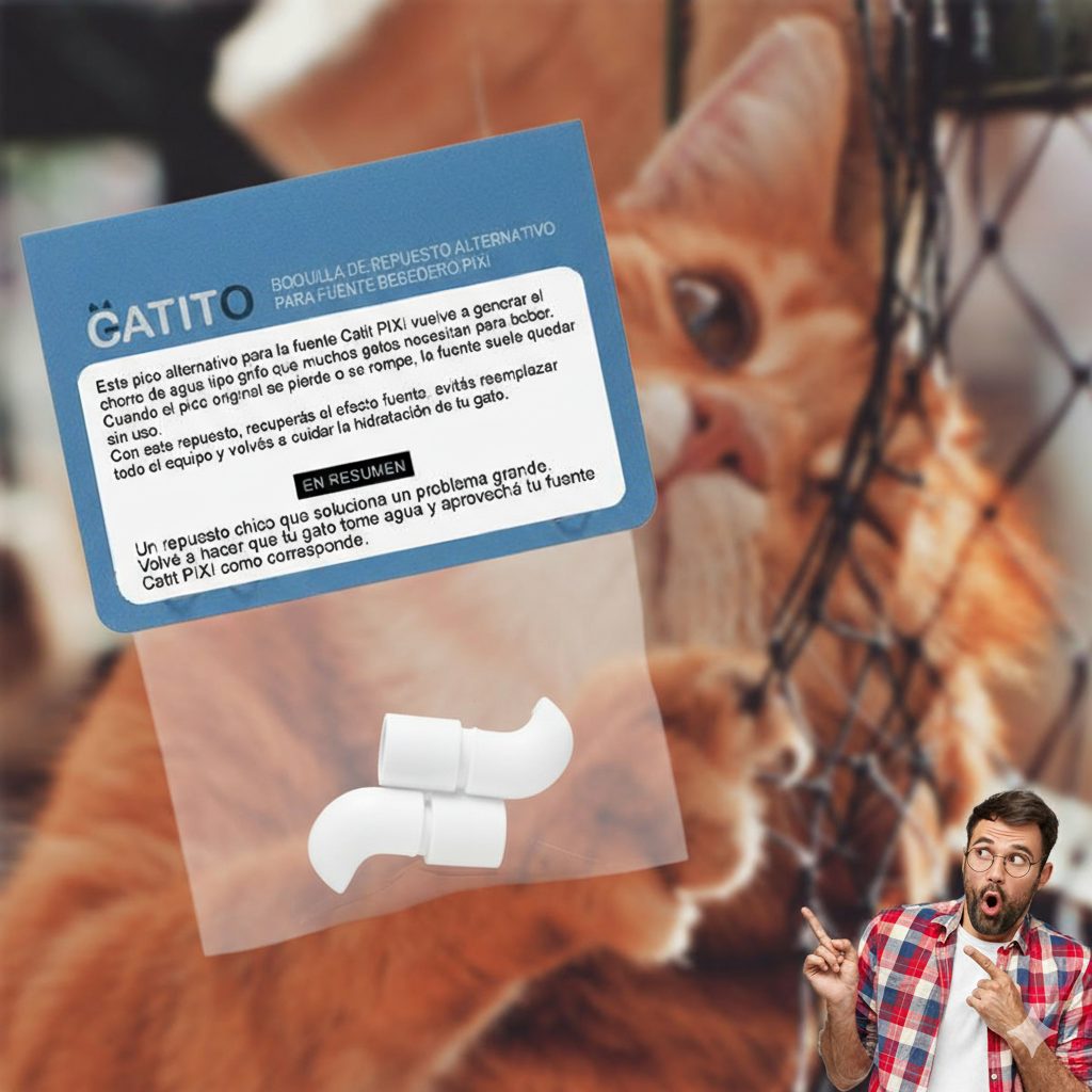 Pico Piquito Boquilla Repuesto Alternativo para Fuente Bebedero Catit Pixi - Blanco - Image 7