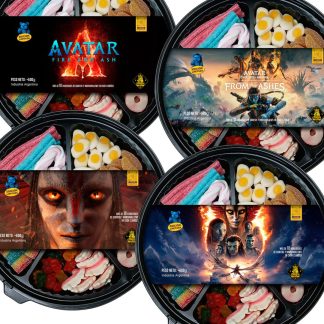 Bandeja Avatar Picada Dulce Gomitas Box premium para Fanaticos - Varios Motivos