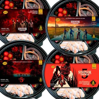 Bandeja Stranger Things Picada Dulce Gomitas Box premium para Fanaticos - Varios Motivos