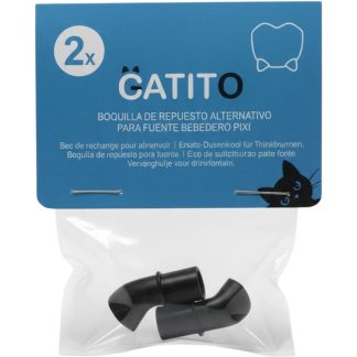Pico Piquito Boquilla Repuesto Alternativo para Fuente Bebedero Catit Pixi - Negro