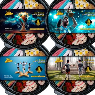 Bandeja Alentando a Argentina Picada Dulce Gomitas Premium Box Fanaticos - Varios Motivos