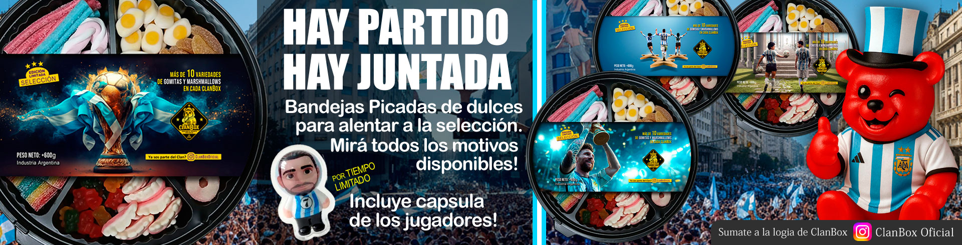 Bandejas de la Selección Argentina