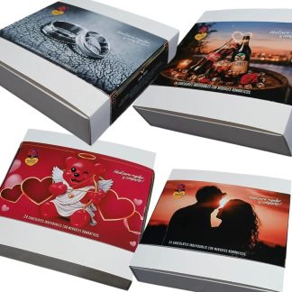 Caja de Chocolatines para Enamorados: Edición Mensajes Románticos (24 Unidades) 💖