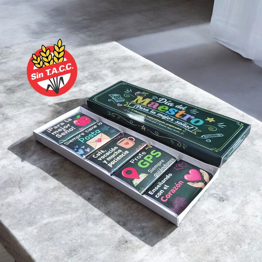 Estuches de 5 Chocolatines Día del Maestro – Edición Especial 🍎✨ - Imagen 2