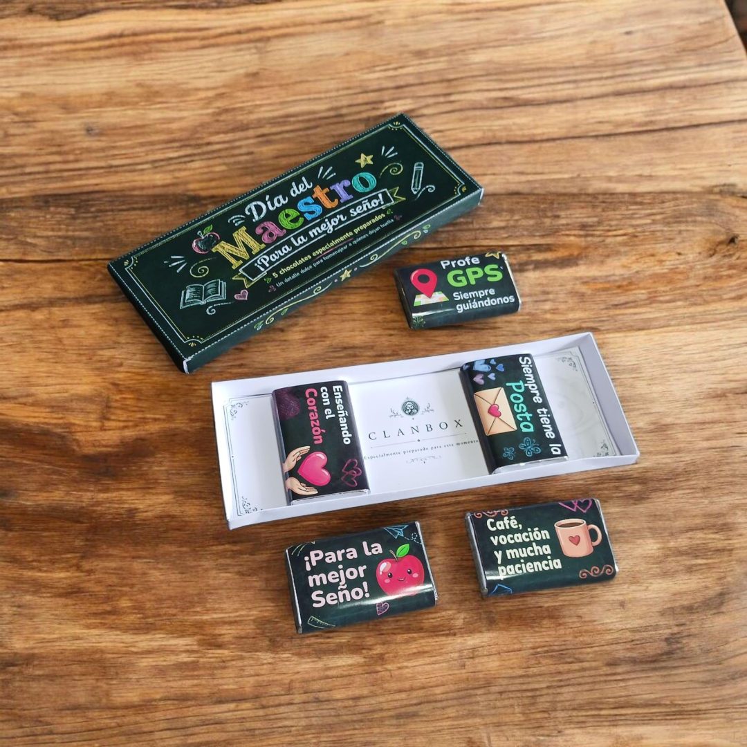 Estuches de 5 Chocolatines Día del Maestro – Edición Especial 🍎✨ - Imagen 8