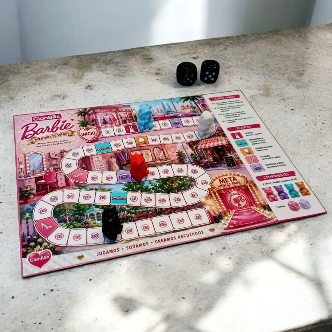 Caja de Chocolates Barbie + Juego de Mesa "Aventura de Sueños" 🍫🎲 - Imagen 4