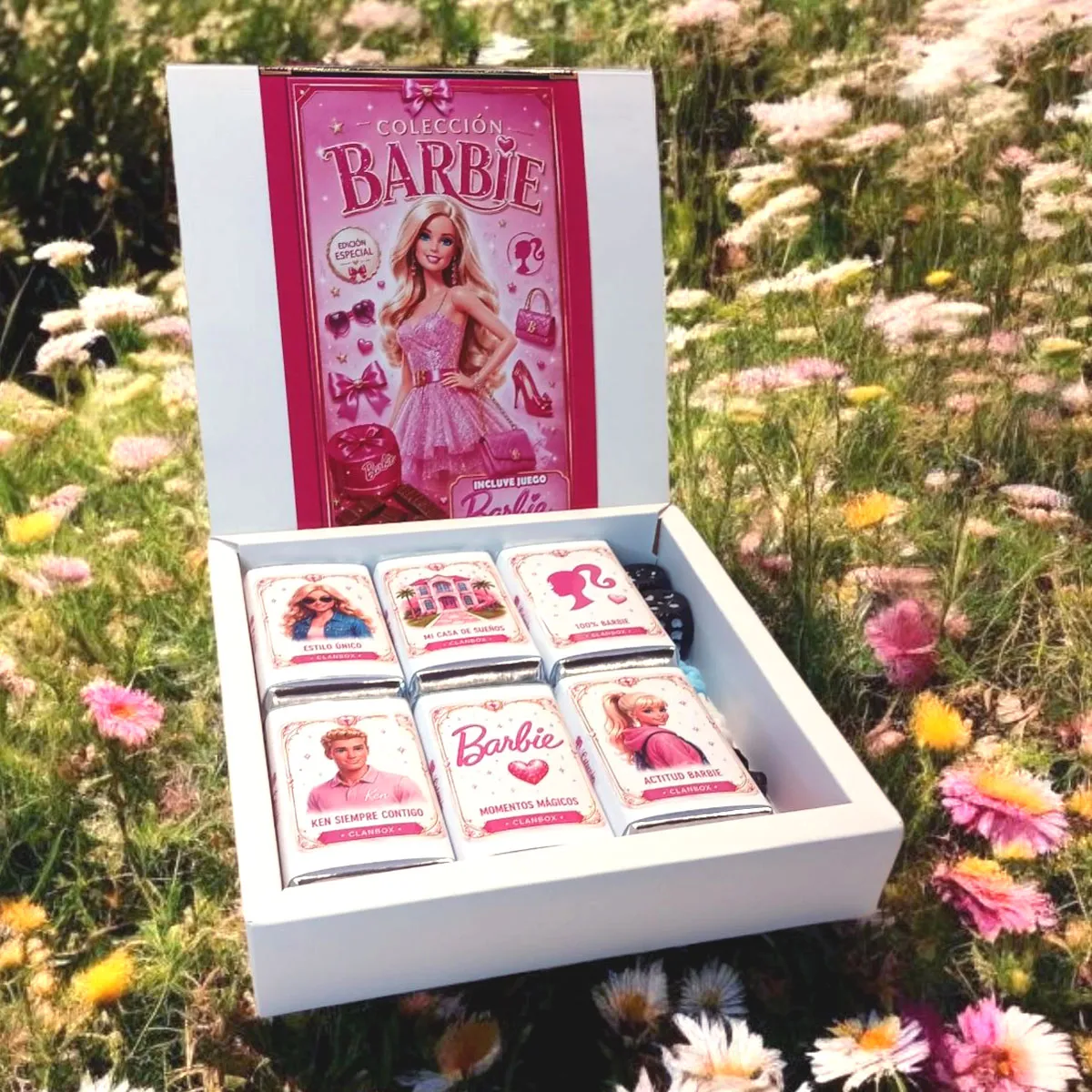 Caja de Chocolates Barbie + Juego de Mesa "Aventura de Sueños" 🍫🎲 - Imagen 8