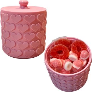 Box Labrado Corazones con Gomitas 💖✨ - Rosa