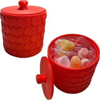 Box Labrado Corazones con Gomitas 💖✨ - Rojo