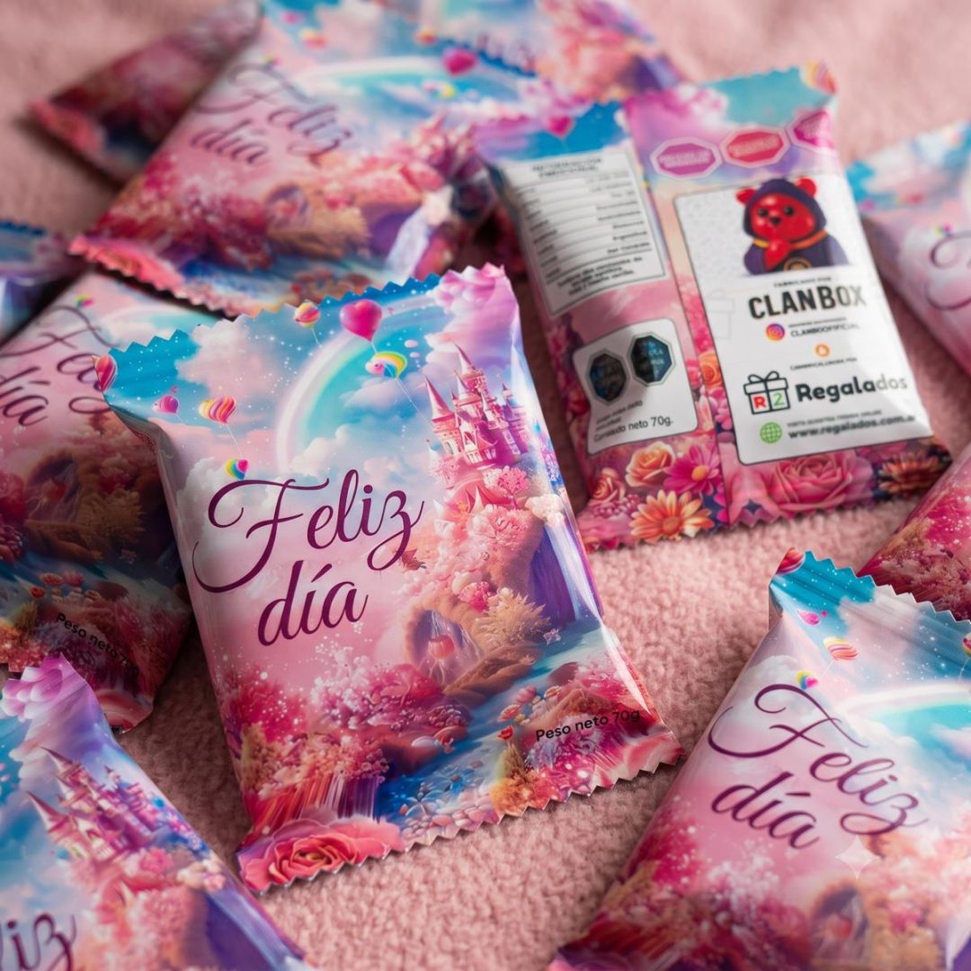 Chip Bag Infantil con Gomitas 70g. - "Feliz Día" - Imagen 3