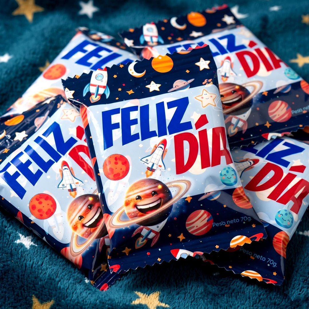 Chip Bag Infantil con Gomitas 70g. - "Feliz Día" - Imagen 8