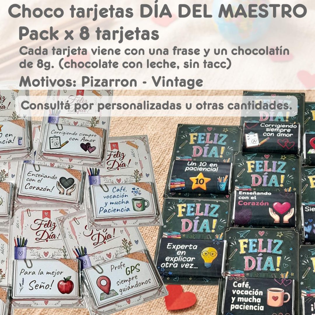 Chocotarjetas Edicion Especial: Día del Maestro - Imagen 2