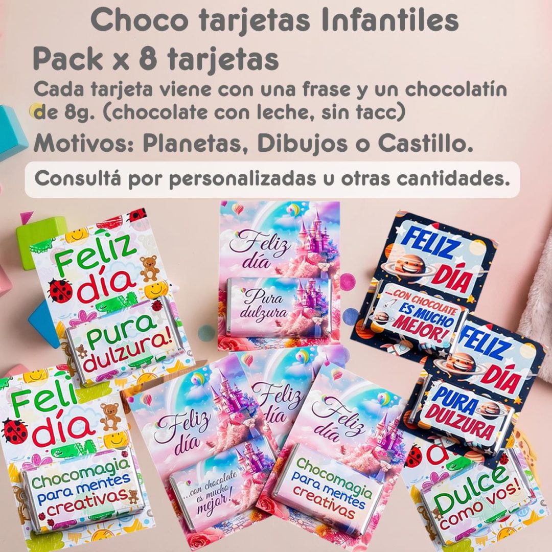 Chocotarjetas Infantiles ClanBox Feliz Día - Eventos infantiles, Día del niño - Imagen 2