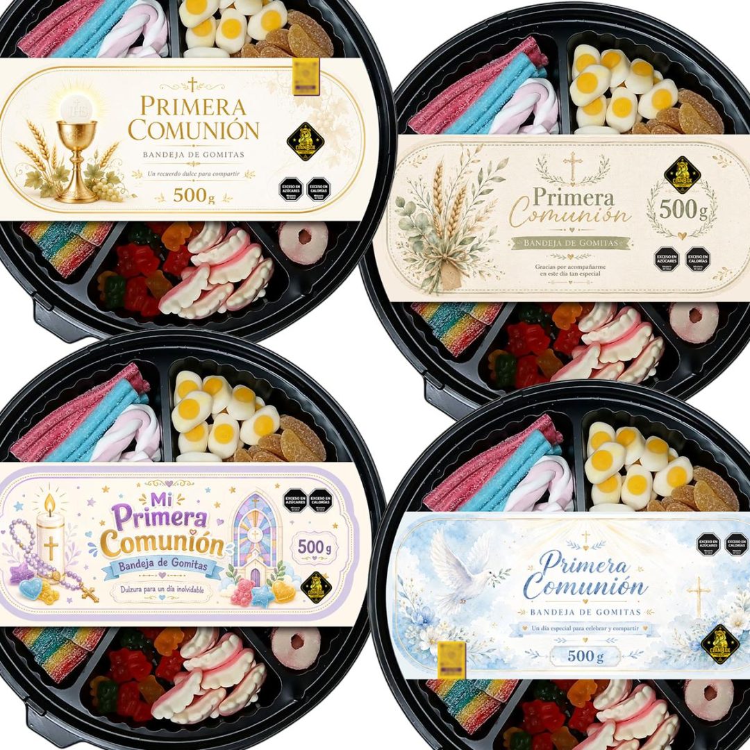Bandeja de Gomitas Primera Comunión – Edición Especial Celebra y Compartí ✨🕊️