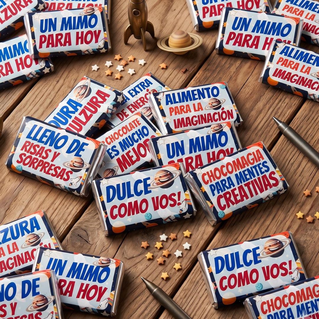 Chocolatines Infantiles con Frases - Día del Niño, eventos infantiles - Imagen 7
