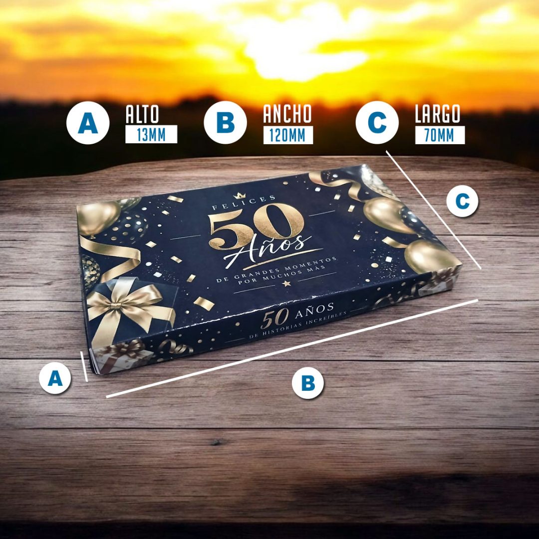 Estuche Personalizado con 3 Chocolates - Souvenir para Eventos ✨🍫 - Imagen 2