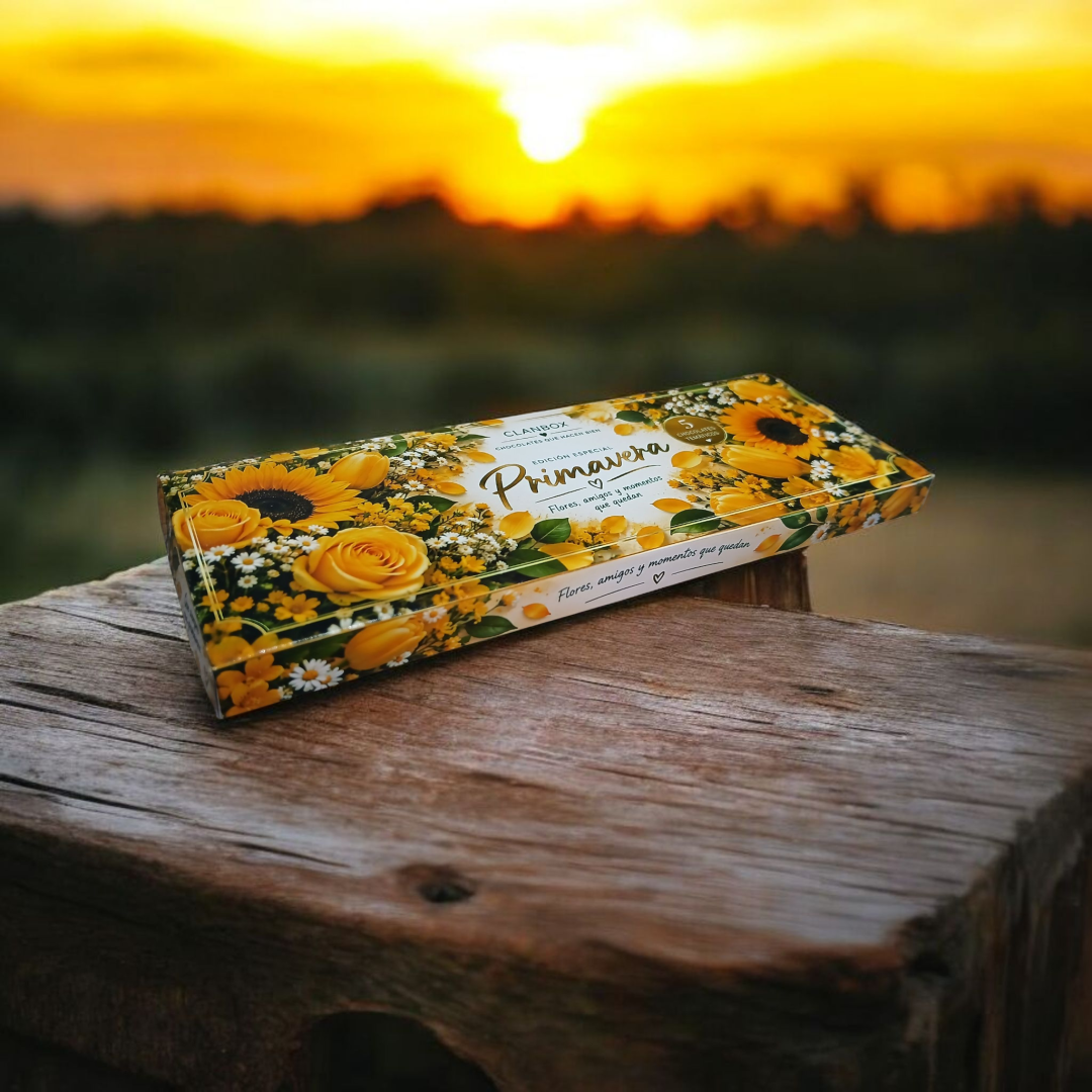 Estuche Chocolatines 5 Flores Amarillas - Primavera, Amistad, Excusa para Regalar🌻☀️ - Imagen 9