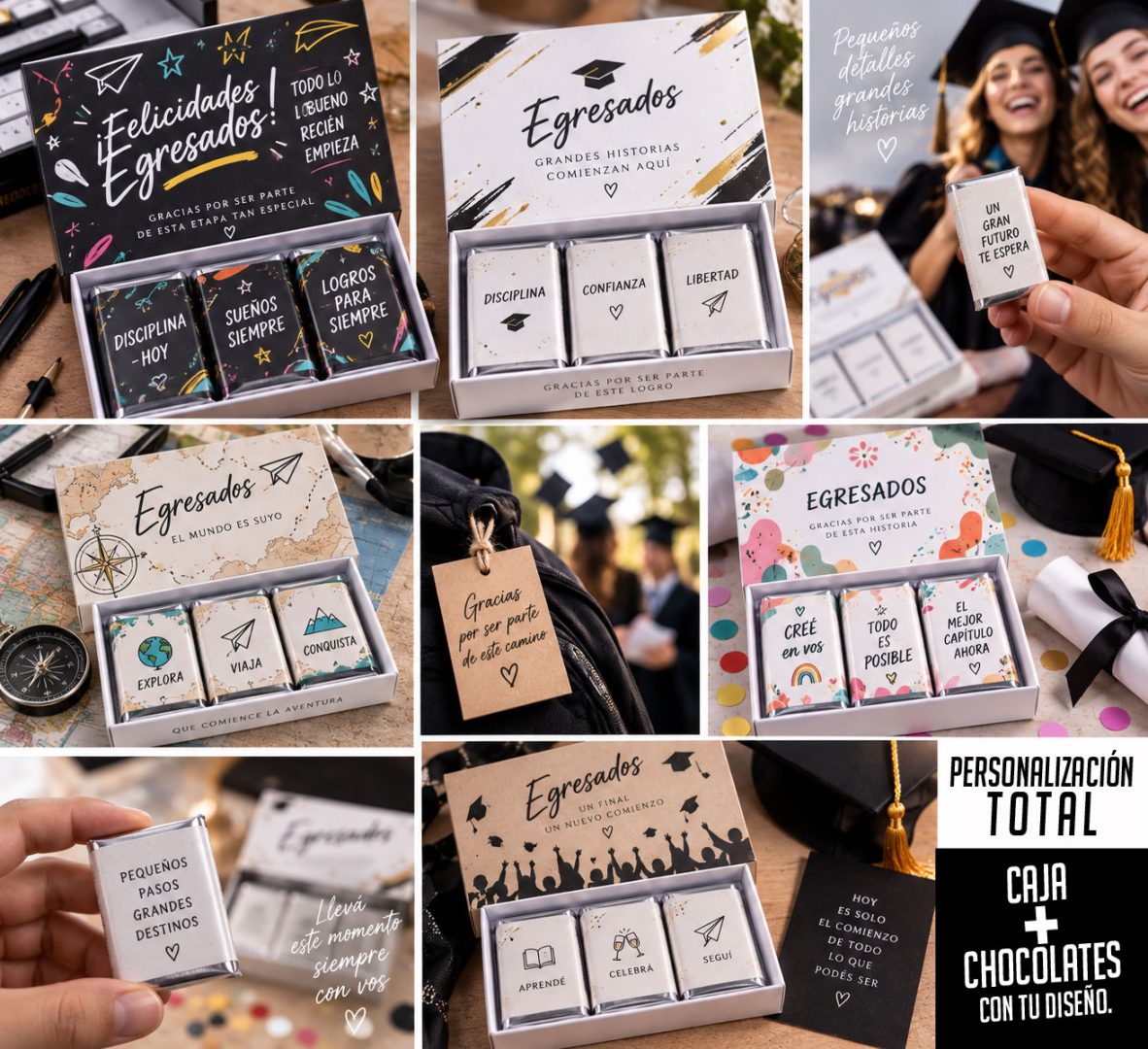 Estuche Personalizado con 3 Chocolates - Souvenir para Eventos ✨🍫 - Imagen 4
