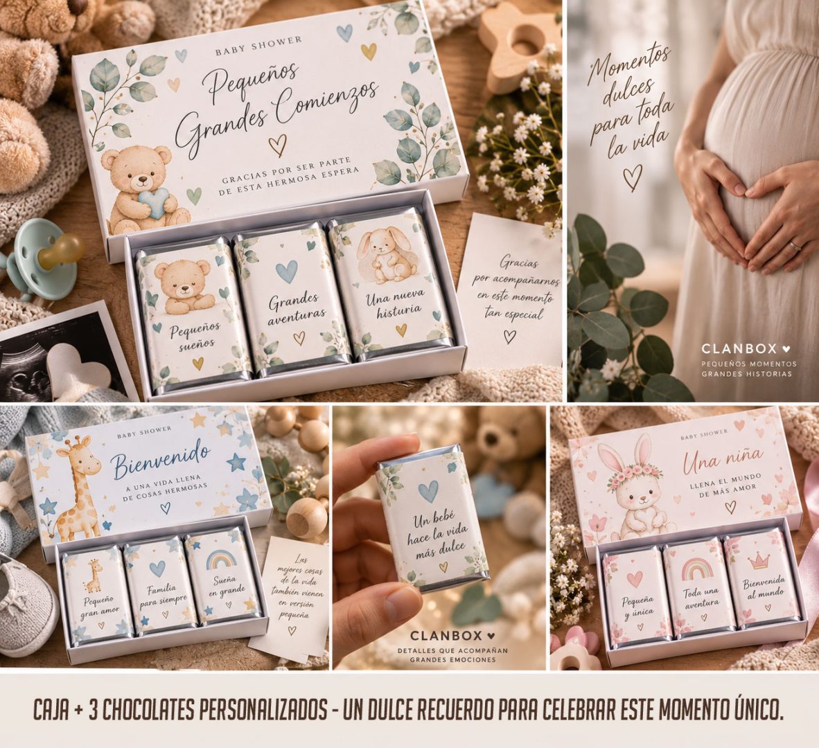 Estuche Personalizado con 3 Chocolates - Souvenir para Eventos ✨🍫 - Imagen 6