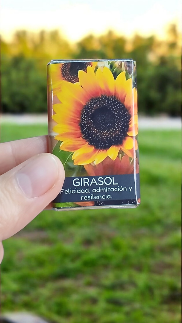 Estuche Chocolatines 5 Flores Amarillas - Primavera, Amistad, Excusa para Regalar🌻☀️ - Imagen 5