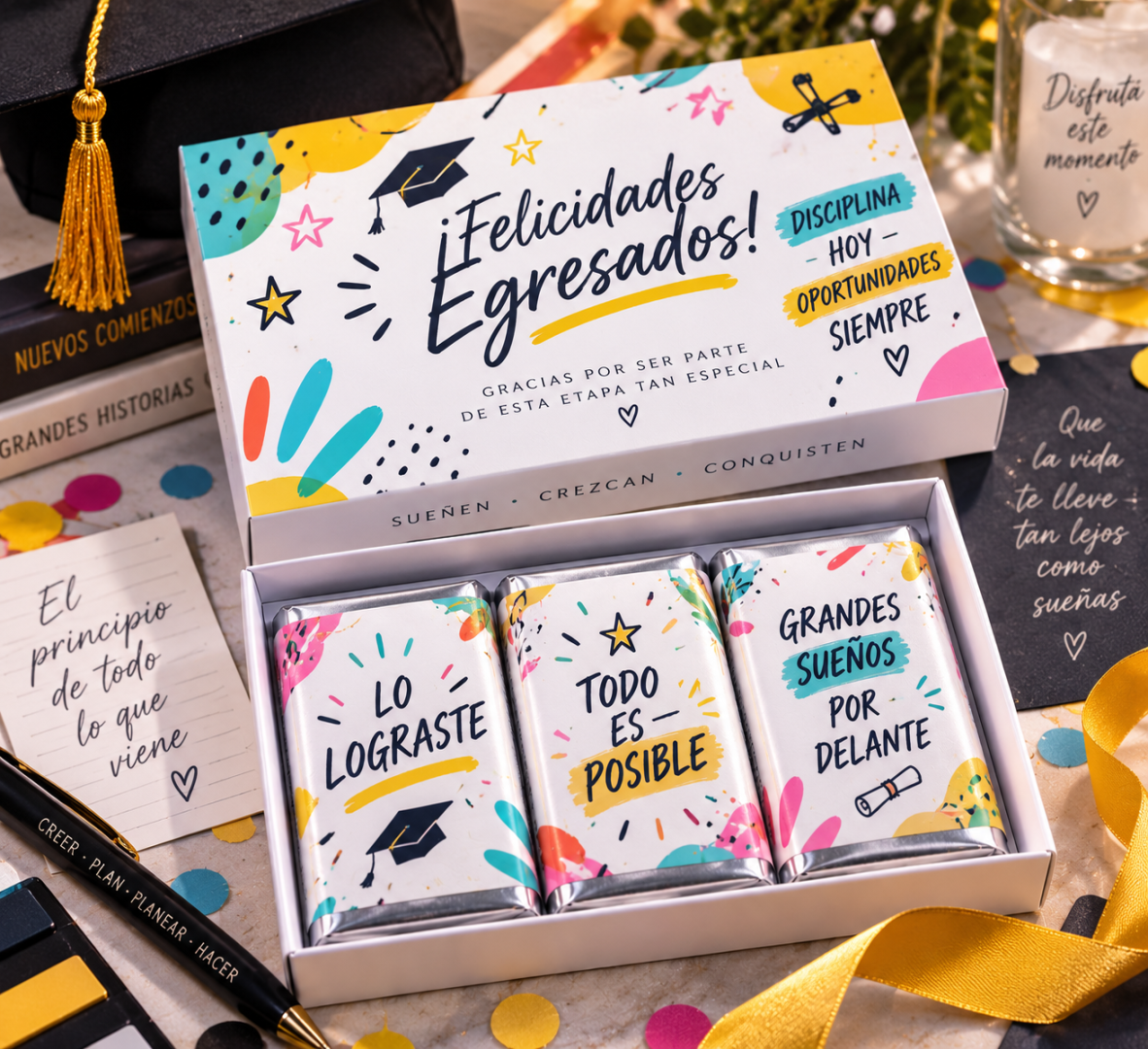 Estuche Personalizado con 3 Chocolates - Souvenir para Eventos ✨🍫 - Imagen 7