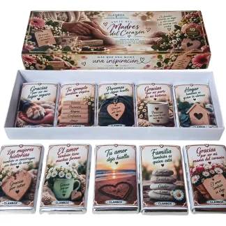 Estuche 10 chocolatines Frases para Mamá del Corazón - Edición Especial: Día de la Madre