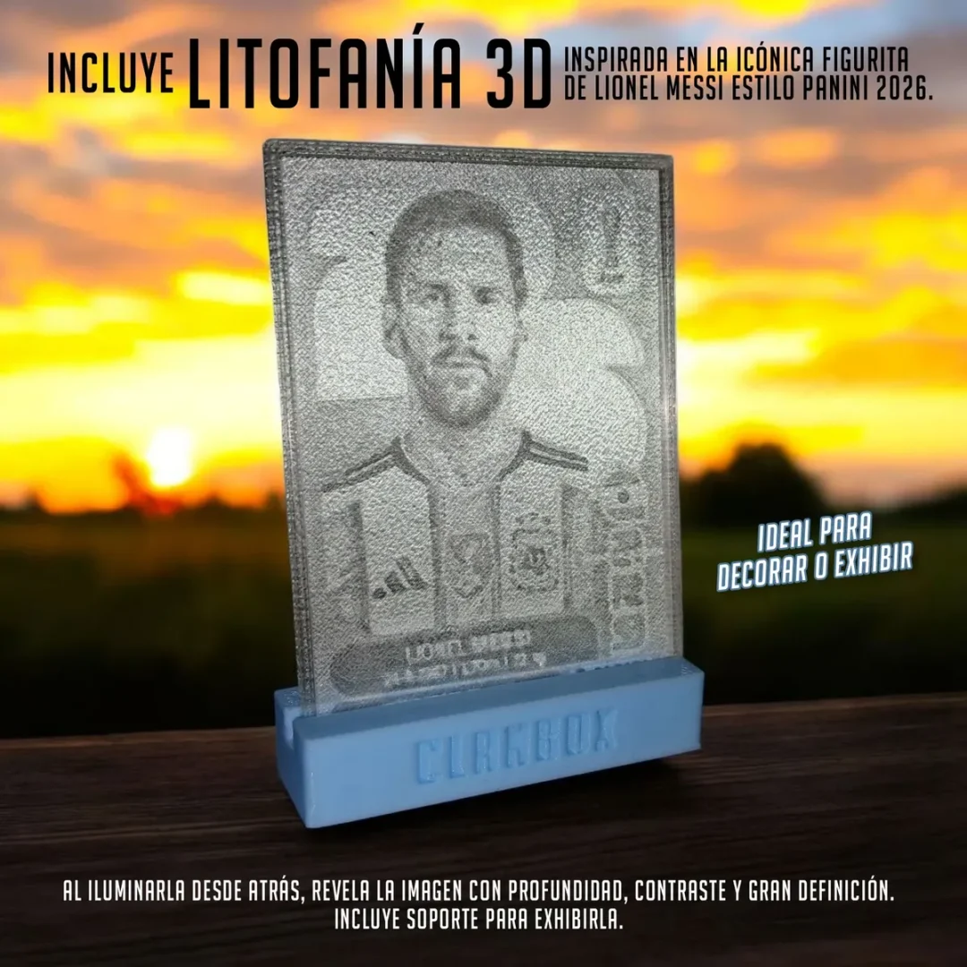 Caja 18 Chocolates Tributo Messi Seleccion Argentina + Regalo - Imagen 5