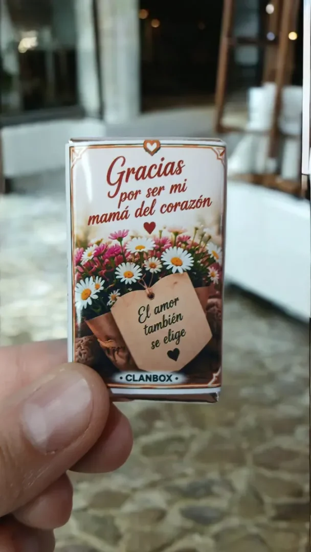 Estuche 10 chocolatines Frases para Mamá del Corazón - Edición Especial: Día de la Madre - Imagen 6