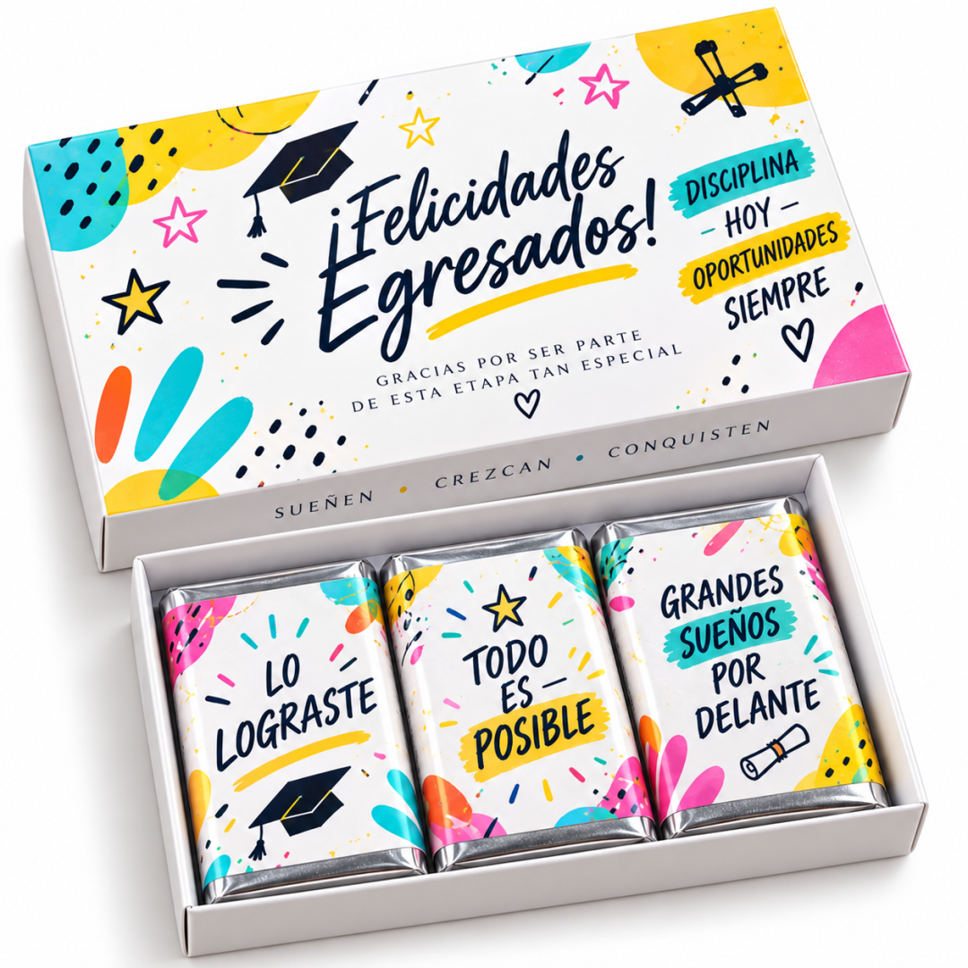 Estuche Personalizado con 3 Chocolates - Souvenir para Eventos ✨🍫 - Imagen 13