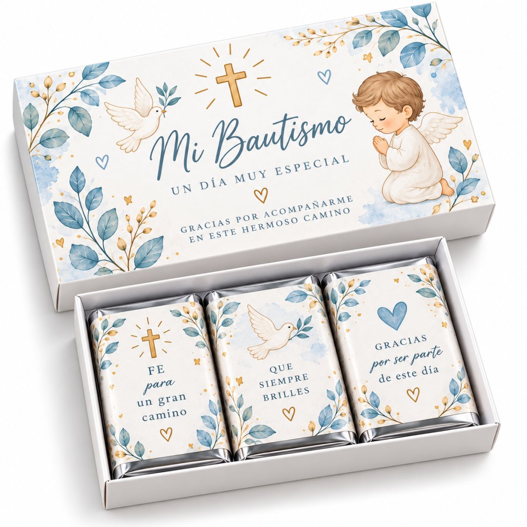 Estuche Personalizado con 3 Chocolates - Souvenir para Eventos ✨🍫 - Imagen 17
