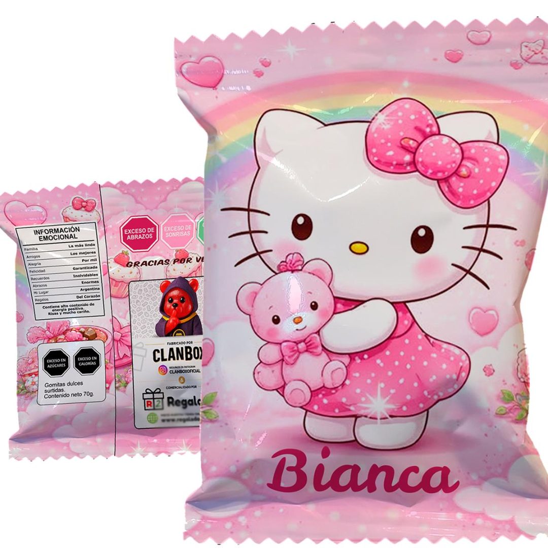 Chip Bag Small Personalizada con Gomitas 70g - El Recuerdo Dulce Perfecto 🍬✨🎈
