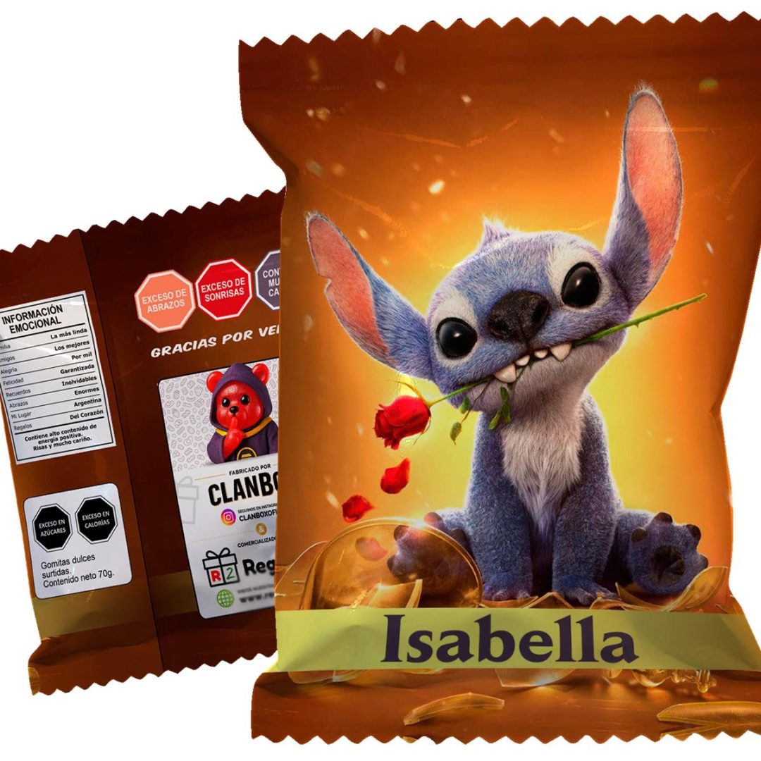 Chip Bag Small Personalizada con Gomitas 70g - El Recuerdo Dulce Perfecto 🍬✨🎈 - Imagen 5