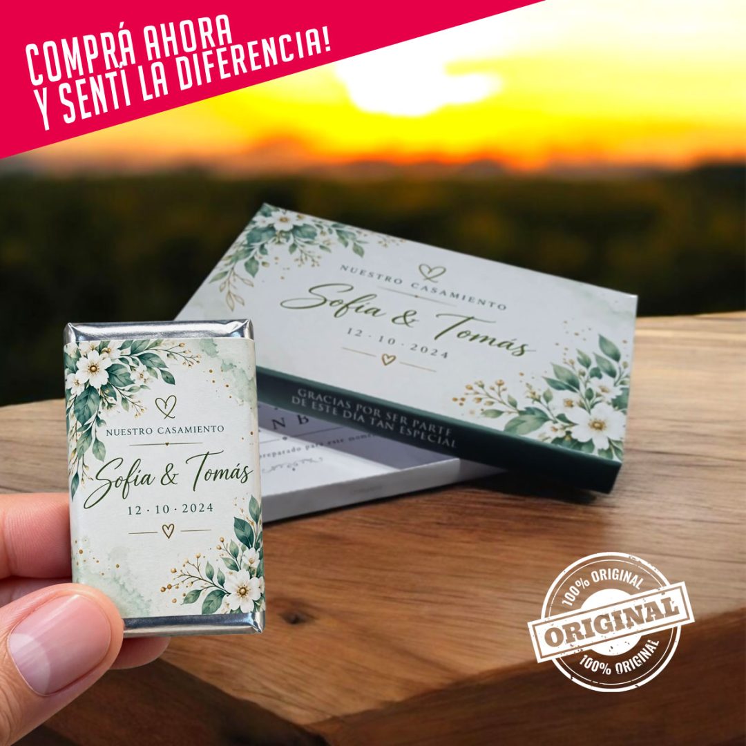 Estuche Personalizado con 3 Chocolates - Souvenir para Eventos ✨🍫 - Imagen 5
