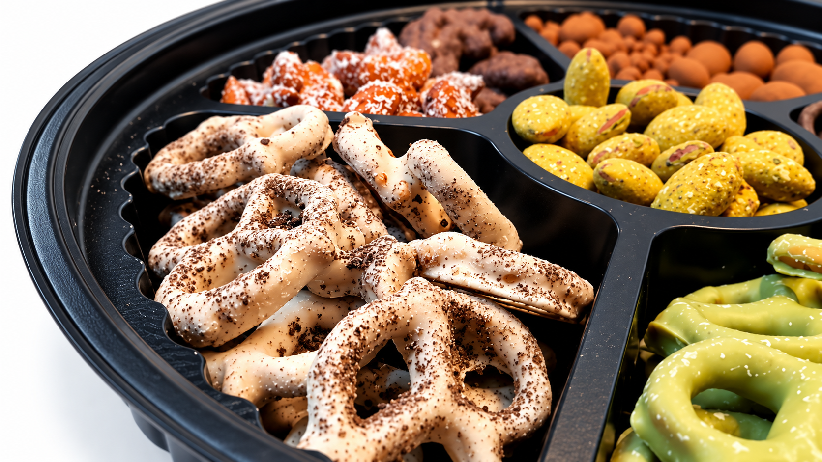 Box Frutos Secos y Pretzels Gourmet - Picada degustación 450g - Imagen 4