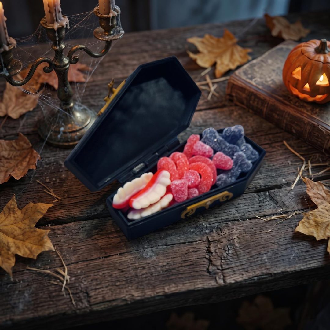 Box Ataúd Gótico con Gomitas de Terror – Box Edición Halloween / Dark 🖤💀🎃 - Imagen 7